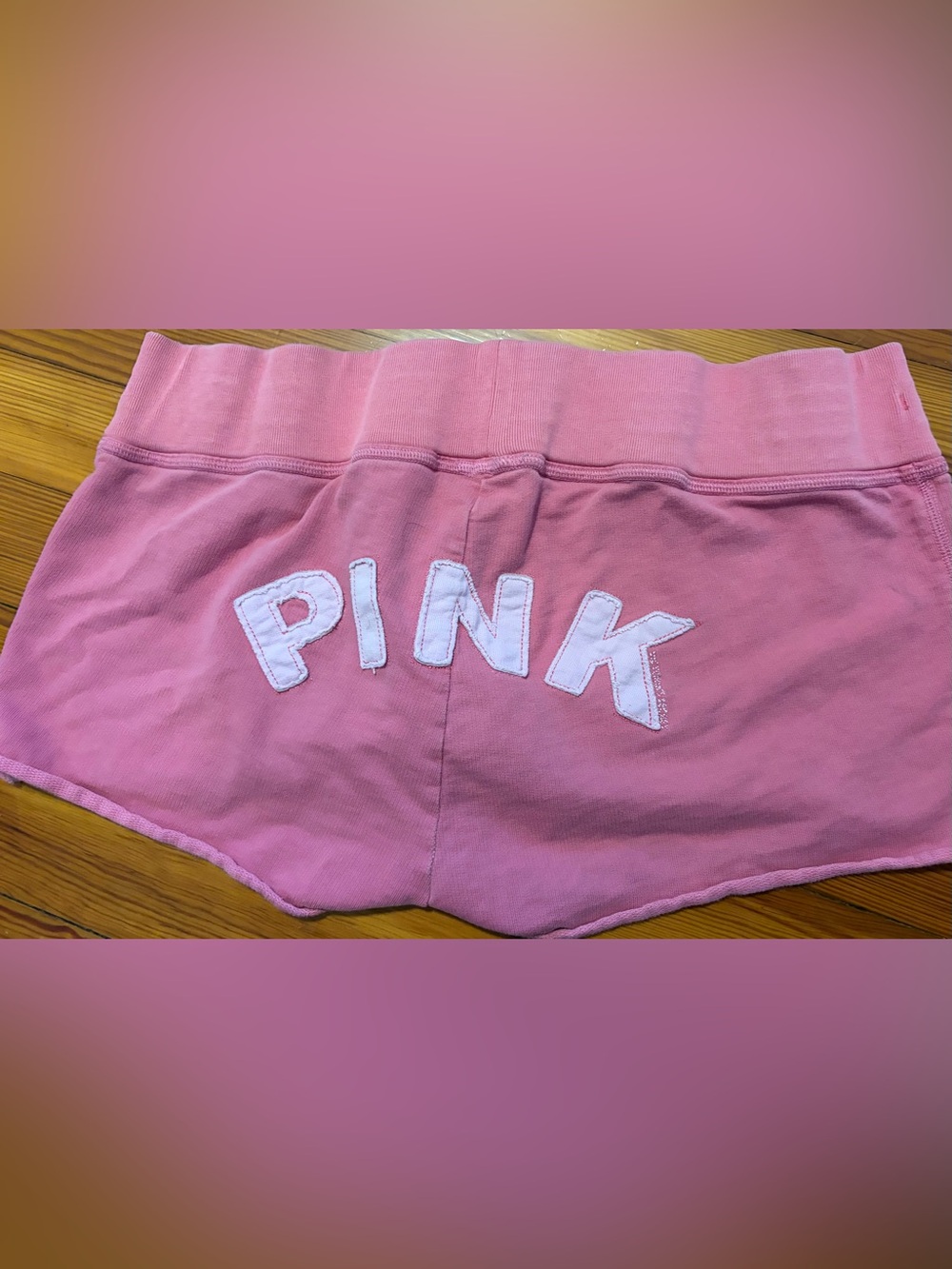 Vintage PINK Victoria's Secret Women's Lounge Shorts - Pink